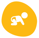 Baby crawling
